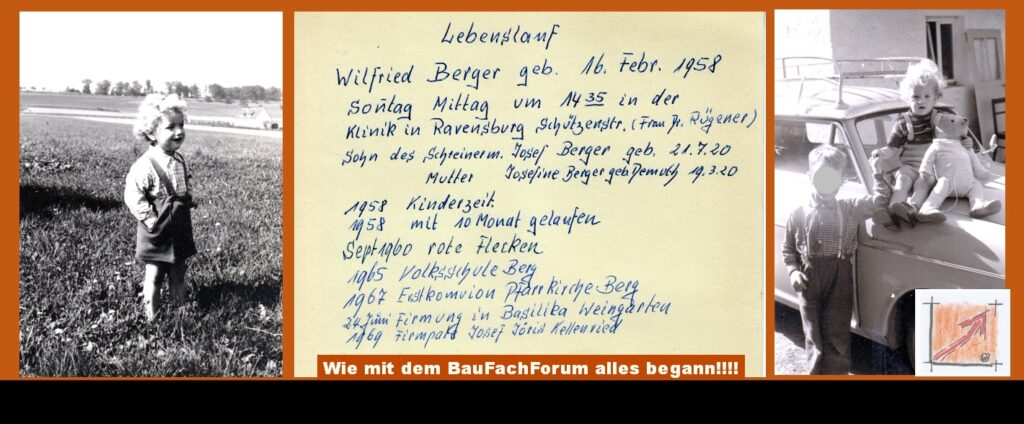 Presse von und über Wilfried Berger: Ein Kämpfer aus dem Sternzeichen Wassermann: Presse von und über Wilfried Berger: Geburt und die Jugend: