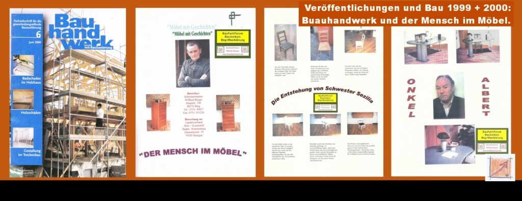 Presse von und über Wilfried Berger: Das Material war meist entscheidend: Presse von und über Wilfried Berger: Der Mensch im Möbel: