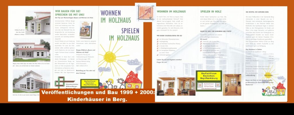 Presse von und über Wilfried Berger: Was war das Beste daran? Presse von und über Wilfried Berger: Zwei Kindergärten für die Gemeinde Berg bei Ravensburg-Schussental: