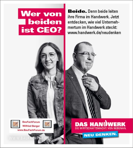 Wer ist der Boss und wer ist uns wichtig? Handwerk neu denken. Das Handwerk in Deutschland und die Berufsausbildung. Wer ist der Boss und wer ist uns wichtig? Handwerk neu denken. Das Handwerk in Deutschland und die Berufsausbildung.