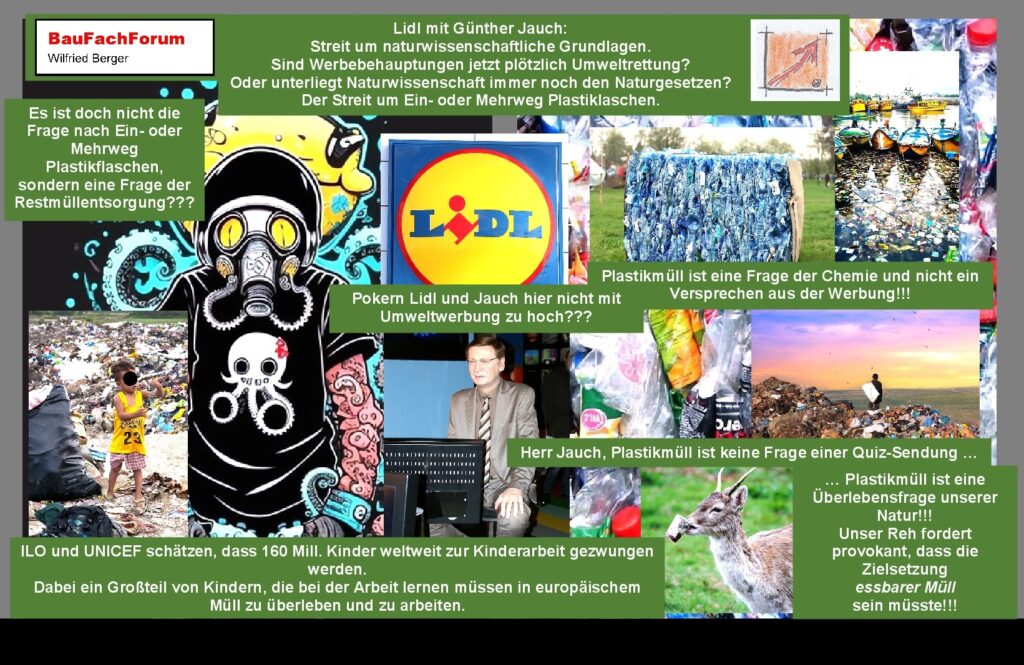 Lidl Skandalstreit mit der DUH Sind Einwegflaschen umweltfreundlicher wie Mehrwegflaschen? Was behauptet Lidl?