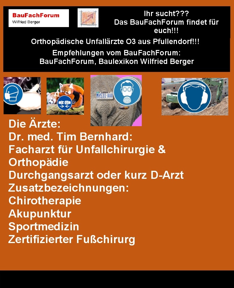 Ihr sucht? Eine kompetente Praxis für Orthopädie & Unfallchirurgie im Raum Bodensee? Im Zentrum für Orthopädie und Unfallchirurgie hier in Pfullendorf, werden umfangreiche Diagnose- und Therapiemöglichkeiten bei allen orthopädischen und unfallchirurgischen Erkrankungen behandelt. Dazu gehören beispielsweise: Behandlung von: Arthrose sämtlicher Gelenke Behandlung von: Verletzungen, Sport- Verletzungen & Arbeitsunfälle Behandlung von: Bandscheibenerkrankungen Behandlung von: Osteoporose Die Ärzte: Dr. med. Philipp Wagner: Facharzt für Unfallchirurgie & Orthopädie Durchgangsarzt oder kurz D-Arzt Zusatzbezeichnung: Spezielle Unfallchirurgie Rettungsmedizin Chirotherapie Rennsportarzt oder kurz FIA oder FIM Fachexperte Endoprothetikzentren Dr. med. Tim Bernhard: Facharzt für Unfallchirurgie & Orthopädie Durchgangsarzt oder kurz D-Arzt Zusatzbezeichnungen: Chirotherapie Akupunktur Sportmedizin Zertifizierter Fußchirurg Ihr sucht?
Eine kompetente Praxis für Orthopädie & Unfallchirurgie im Raum Bodensee?
Im Zentrum für Orthopädie und Unfallchirurgie hier in Pfullendorf, werden umfangreiche Diagnose- und Therapiemöglichkeiten bei allen orthopädischen und unfallchirurgischen Erkrankungen behandelt.
Dazu gehören beispielsweise:
Behandlung von: Arthrose sämtlicher Gelenke
Behandlung von: Verletzungen, Sport- Verletzungen & Arbeitsunfälle
Behandlung von: Bandscheibenerkrankungen
Behandlung von: Osteoporose
Die Ärzte:
Dr. med. Philipp Wagner:
Facharzt für Unfallchirurgie & Orthopädie
Durchgangsarzt oder kurz D-Arzt
Zusatzbezeichnung:
Spezielle Unfallchirurgie
Rettungsmedizin
Chirotherapie
Rennsportarzt oder kurz FIA oder FIM
Fachexperte Endoprothetikzentren
Dr. med. Tim Bernhard:
Facharzt für Unfallchirurgie & Orthopädie
Durchgangsarzt oder kurz D-Arzt
Zusatzbezeichnungen:
Chirotherapie
Akupunktur
Sportmedizin
Zertifizierter Fußchirurg