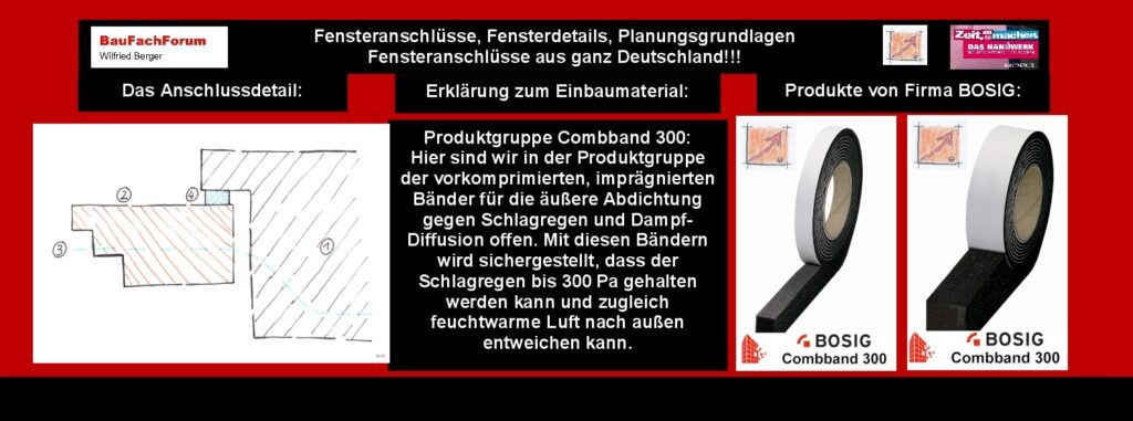 Was sind Produkt-Systeme?
Der Fenstereinbau ist geprägt von der Bauphysik. Dabei gilt, dass die Wanderung des Wassermoleküls in der Regel von innen nach außen erfolgt. 
Wenn dies nicht so eingerichtet ist, ist es nicht verhinderbar in unseren Wohnungen und Häusern Pilz und Schimmel zu produzieren. 
Das heißt, dass die Fenstereinbauprodukte im sd-Wert abgestimmt werden müssen. Somit die Innere Abdichtung einen höheren sd-Wert aufweisen muss, wie die äußere Abdichtung. Somit stehen wir in der Verantwortung, daß unsere Einbaumaterialien bauphysikalisch bei der Herstellung bereits für einen bestimmten Geltungs-Bereich hergestellt werden, auf die die Membranen auf der Baustelle ihren Platz finden können. Das Prinzip der Membranen ist dabei, dass sie auf einen entsprechenden sd-Wert ausgerichtet sein müssen. Also wir einmal von einer Inneren-Membrane und einmal von einer Äußeren Membrane reden. Diese Membranen, bei denen der Volksmund laienhaft von Fenstereinbau-Folien oder Fenstereinbau-Bänder redet, sind dabei Hochleistungsprodukte der Bauphysik in der Wanderung des Wassermoleküls von innen nach außen.
Die Wanderung und was die Wasserwanderung des Moleküls bedeutet, behandeln wir in der Folge. 
Begriffe zum Thema Produktsysteme BOSIG:
Produktsysteme BOSIG, Fasatop FH-Standard, Fasatan® und Fasatyl®, Fasatan® /Fasatyl® Optima, Fasatan® / Fasatyl® Optima es, Fasatan® /Fasatyl® Fix, Fasatan® /Fasatyl® Keder, Sealflex®, Winflex® Optima Vario, Winflex® TriSave special, Combband 600 ES, Combband 300, Alubutyl, Bituplast® AW, Multi Primer zum Sprühen, Rundprofile, BauFachForum, Baulexikon Wilfried Berger.
Einfach das Bild anklicken und Ihr kommt auf passende Videos vom BauFachForum. Dazu verlässt Ihr das BauFachForum und Ihr kommt auf unseren YouTube-Kanal vom BauFachForum. Wenn euch die Shorts zusagen, könnt Ihr zum ausführlichen Thema weiterklicken.
Videoproduktion: BauFachForum, Baulexikon Wilfried Berger. www.baufachforum.de    
