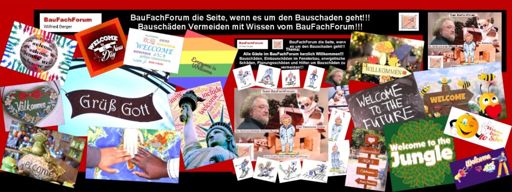 BauFachForum die Seite des Bauens:
Thema: Die Willkommens-Kultur vom BauFachForum:
Wenn wir das Wort Willkommenskultur einmal Googlen, dann geht es in einer Zeit um 2025 nur noch darum, dass damit Migranten-Politik gemeint ist. Alles handelt sich nur noch darum, dass wir fremde Menschen auf der Flucht in Deutschland oder in irgendeiner Gemeinschaft willkommen heißen. Es soll der Allgemeinheit aufgezeigt werden, daß die Gesellschaft gegenüber Immigranten aufgeschlossen ist. Dazu zählt die Aufgeschlossenheit Menschen gegenüber unterschiedlicher Hautfarben und allem voran unterschiedlichen Kulturen und Religionen zu akzeptieren? Und gerne auch eine Mischkultur mit diesen Menschen einzugehen?
Ist das aber nicht ein verbrieftes Grundrecht der Menschenrechte?
Es ist doch schon schlimm in der heutigen Zeit, dass man dafür das Wort Willkommenskultur kreieren muss? Warum müssen wir in der modernen Zeit immer all das, was die Menschheit schon als Instinkt und dann in den Gesetzen in Menschenrechte bereits gesichert hat, in der Neuzeit wieder neu lernen?
Ist es dabei ein Privileg der sogenannten modernen Menschenkultur der KI-Gesellschaft und der Göttlichkeit des Internets, dass die Menschheit schon degeneriert wurde und alle Menschlichkeit vergessen und verlernt hat?
War es nicht immer schon eine Kultur der Menschen sich zu grüßen?
In Ravensburg im Schussental, der Geburtsort des Autors gibt es alljährlich das Rutenfest. Überliefert aus dem Mittelalter, bei der auch in Ravensburg die Pest wütete. Gerade dort sollten sich die Menschen nicht mehr berühren und mit Handschlag Begrüßen, weil die Ansteckungsgefahr sehr hoch war. Aber auch diese Menschen, weit vor Internet und einer gefühlslosen Künstlichen Intelligenz, ließen die Menschen sich Ihre Begrüßungsrituale nicht nehmen. Sie schnitten sich Ruten und begrüßten sich mit diesen Ruten auch in einer Zeit der verheerenden Pest-Zeit ohne Ängste gegenüber seiner Mitmenschen. Das ist das heutige Bier-Starke Rutenfest in Ravensburg.
Die Corona-Pandemie 2020:
Am 11. Februar 2020 rief die WHO die Weltweite Corona-Pandemie aus. Korrekt handelte es sich um den Erreger COVID-19. Ausgelöst angeblich aus China verbreitete sich diese Epidemie rasant schnell in unserer weltoffenen Zeit des Reisens über die gesamte Welt bis in die letzte Ecke unserer Welt. Vergleichen wir dies mit der Pest aus dem Mittelalter, kamen 2020 und 2021 die Politiker/innen und allem voran die WHO mit angeblich klugen Menschen an den Machtpositionen auf die Idee, die Menschheit zu isolieren. Hausverbote, Versammlungsverbote, Nachbarschaftsverbote, Gaststättenverbot und allem voran wurde alles öffentliche Leben komplett geschlossen und ausgelöscht. Die Menschheit und allem voran Familien und Kinder wurden in eine Isolations-Haft gedrängt bei der heute noch die Psychologen fehlen um diese Situation aufzuarbeiten und Schäden abzubauen.
Was hat das jetzt aber mit dem BauFachForum zu tun?
Das BauFachForum ist eine starke Internetplattform aus der ersten Stunde des Internets. Aber, das BauFachForum ist hier nicht da um irgendwelche Lobbys zu verbreiten um den Menschen Angst zu machen, dass diese irgendwelche Handlungen gegen ihrer eigenen Kultur vornehmen und sich verändern. Sondern das BauFachForum ist eine wissenschaftliche Plattform bei der alle Veröffentlichungen analysiert werden um dann eine Faire nützliche Information auch für unsere Nachwelt zu überliefern. Im BauFachForum gibt es keine Angst. Nicht vor Kulturen, Religionen oder gar den vielen immer gleich widerkehrenden Bauschäden, die den Sachverständigen Wilfried Berger oftmals bis ins Innere der Seele treffen. Auch sind Bauprozesse oder Gerichtsprozesse bei denen wir für unsere verbrieften Grundrechte kämpfen müssen, machen dem BauFachForum keine Angst.
Corona hat dabei eine Gesellschaft geschaffen, bei der nur die Politiker-Meinungen zählten und das menschliche Denken und Analysieren sogar verboten wurde. Andere Meinungen und wissenschaftliche Erkenntnisse wurden gar nicht zugelassen. Es gab nur das eine Ziel, die Menschen zu isolieren und aus den üblichen Familienkulturen zu bringen. Und wenn wir Menschen und machtbesessene Unmenschen wie Putin, Trump aber auch die ganzen Tech-Milliardäre wie Elon Musk mit Tesla und SpaceX oder der Plattform X, Mark Zuckerberg mit Meta, Jeff Bezos mit Amazon, Bill Gates mit Microsoft und Larry Ellison mit Oracle, einmal näher studieren werden wir erkennen, dass gerade diese heutigen Herrscher unsere Kulturen wie Maschinen steuerbar machen wollen. Dabei aus den gesamten Studien dieser Personen deutlich wird, dass Familie und Menschen gar nicht mehr in Ihr Wirtschaftskonzept passen. Daher sollte sich die Menschheit sehr wohl Gedanken darüber machen, zu welchen Aktionen diese Milliardäre in der Lage sind und sein werden, die Menschheit zu Ihren Sklaven zu machen? Bei unseren Kindern werden wir dieses Spiel bereits verloren haben.
Und wer ist jetzt im BauFachForum Willkommen?
Gerade nicht nur begeisterte Anhänger vom BauFachForum, sondern auch die Gegner von den Theorien vom BauFachForum und dem Sachverständigen Wilfried Berger. Denn wenn wir nicht den Mut aufbringen die ganzen geldwerten Ziele die wir oder gerade diese Tech-Milliardäre verfolgen über Bord zu werfen und wieder beginnen uns mit Menschen zu beschäftigen, wird nicht der Klimawandel die Erde vernichten. Sondern die Veränderung der menschlichen Kultur, die zu einer gewaltreichen Zombie-Kultur ohne menschliche Züge werden wird.
Daher lasst uns miteinander reden, diskutieren und nach Lösungen der Menschlichkeit suchen. Das gilt ganz besonders im Fall von Bauschäden. 90% aller Arbeiten von uns Sachverständigen ist es nur Handwerker davor zu schützen, dass Ihnen mit meist unberechtigten Reklamationen der Werklohn strittig gemacht werden soll. Das Bauen wird gleichfalls, wie das Internet mit all den Verkaufs-Shops eine Kultur der Vorkasse. Wenn nicht der gesamte Werklohn vor Auftragsbeginn auf dem Konto des Handwerkers eingeht, wird kein Handwerker mehr für irgendeine menschliche Kundschaft arbeiten. Denn auch die Wirtschaft und das Handwerk hat das Vertrauen in die Menschlichkeit verloren.
Ist das nicht traurig, dass wir Menschen uns zu solchen Kulturveränderungen manipulieren lassen?
Begriffe zum Thema Tech-Milliardäre:
BauFachForum die Seite des Bauens, Ion Musk, Mark Zuckerberg, Jeff Bezos, Larry Ellison, Bernard Arnault, Warren Buffett, Larry Pagem, Sergey Brin, Amancio Ortega, Steve Ballmer, Dieter Schwarz, Mark Mateschitz, Gianluigi Aponte, BauFachForum, Baulexikon Wilfried Berger.
Einfach das Bild anklicken und Ihr kommt auf passende Videos vom BauFachForum. Dazu verlässt Ihr das BauFachForum und Ihr kommt auf unseren YouTube-Kanal vom BauFachForum. Wenn euch ein Shorts zusagt, könnt Ihr zum ausführlichen Thema weiterklicken.
Erschöpfende Auskünfte findet Ihr in der Skandalzeitung vom BauFachForum Wilfried Berger.
Videoproduktion: BauFachForum, Baulexikon Wilfried Berger. www.baufachforum.de