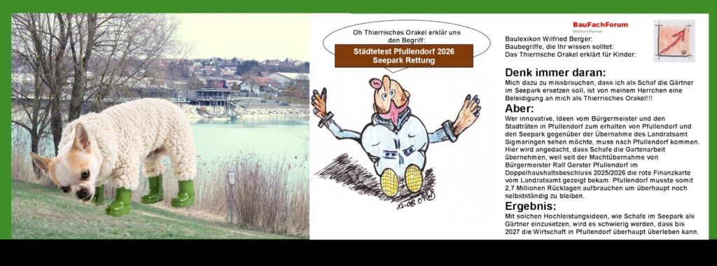 Städtetest Pfullendorf 2026 Seepark Rettung oder Seepark-Rettung Pfullendorf: Das Schaf-Konzept