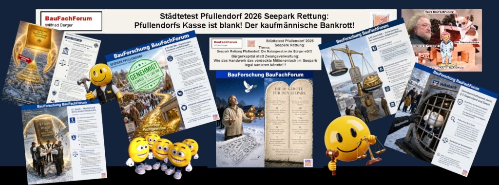Gesetze sind nicht nur irdischer Art, wie die unserer obersten Gerichtbarkeit des Bürgerlichen Gesetzbuch. Gesetze sind in erster Regel Naturgesetze, die wir einzuhalten haben um unser Leben auf diesem Planeten Erde zu erhalten!!! Die Bürger eG zeigt das Mahnend der Stadtverwaltung auf!!!